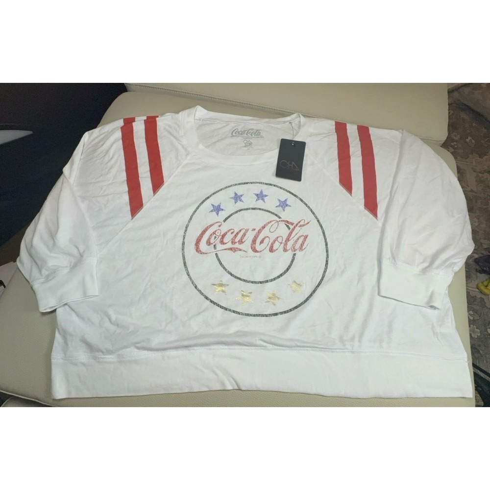 Women's size 1X Chaser Coca Cola oversized tshirt. Silky soft, flowy, lightweigh